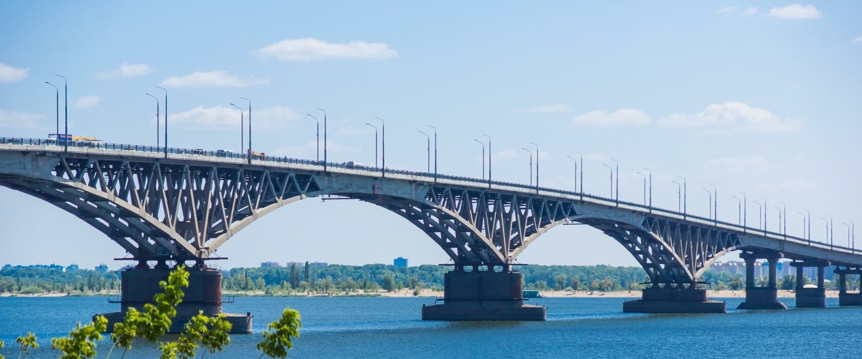 Саратовский мост схематично