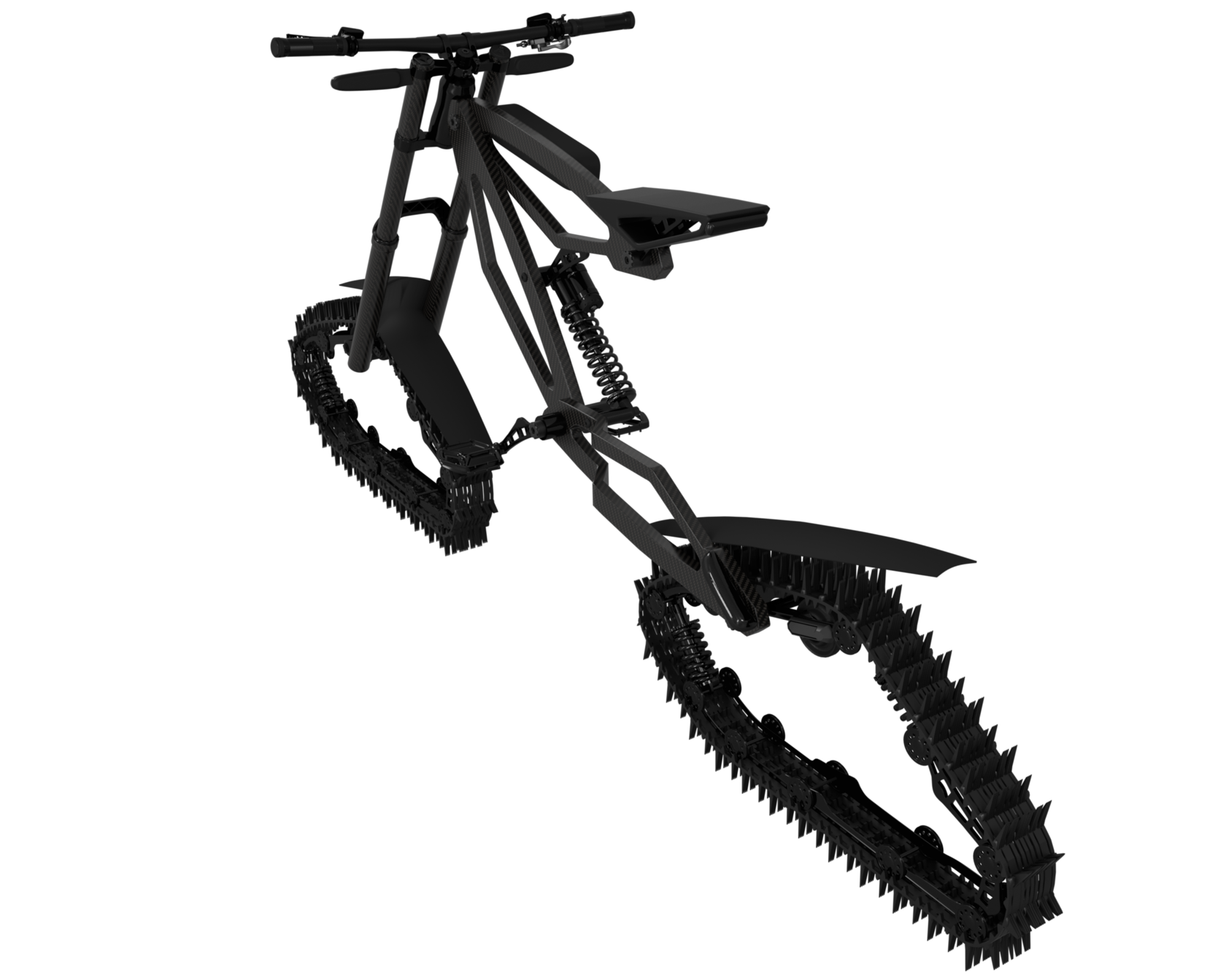 Мотовездеход монорама сзади