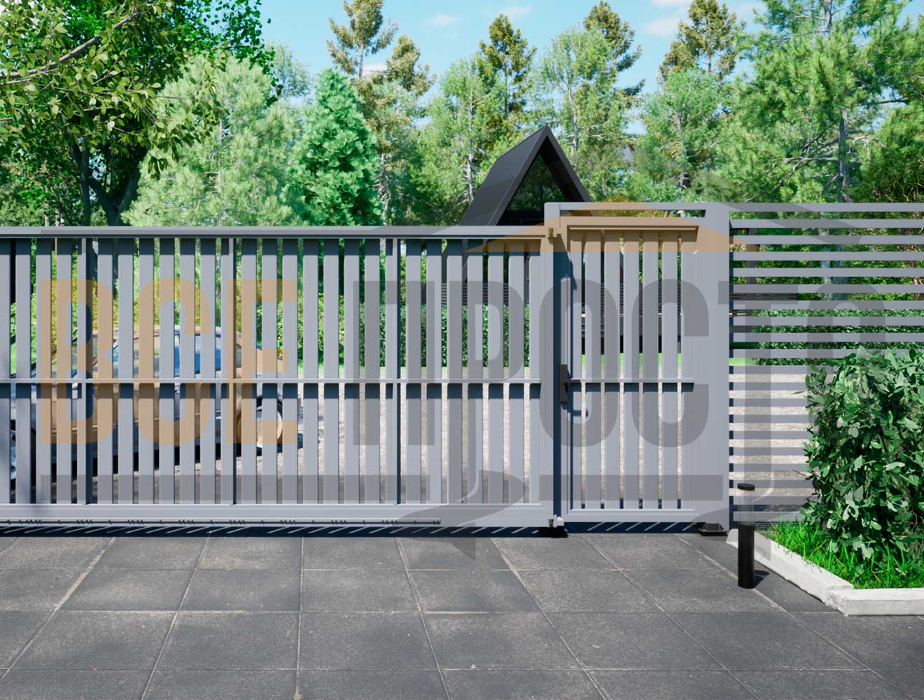 Монтаж автоматических ворот на винтовые сваи: преимущества и ...