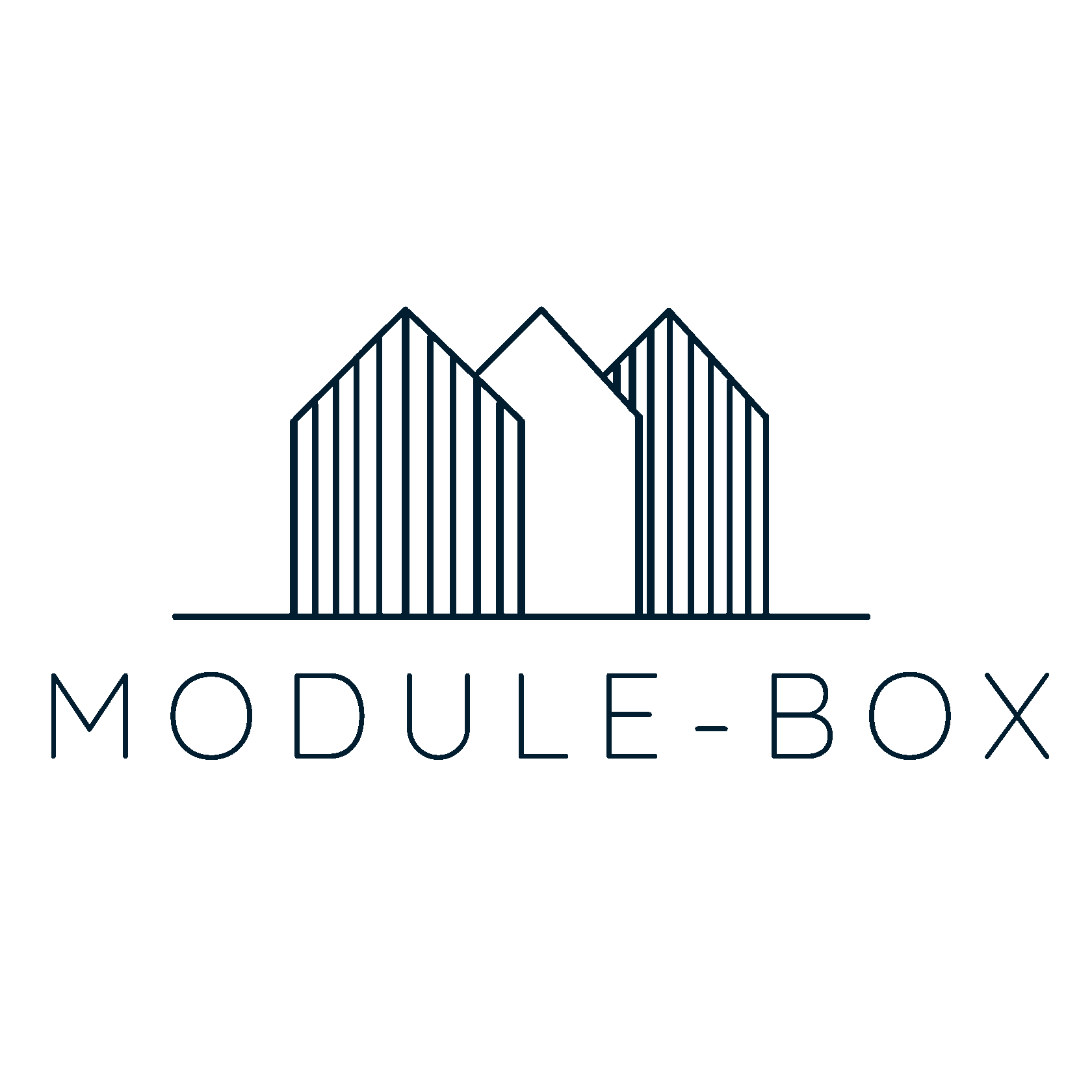 Module domain. Модульный дом логотип.