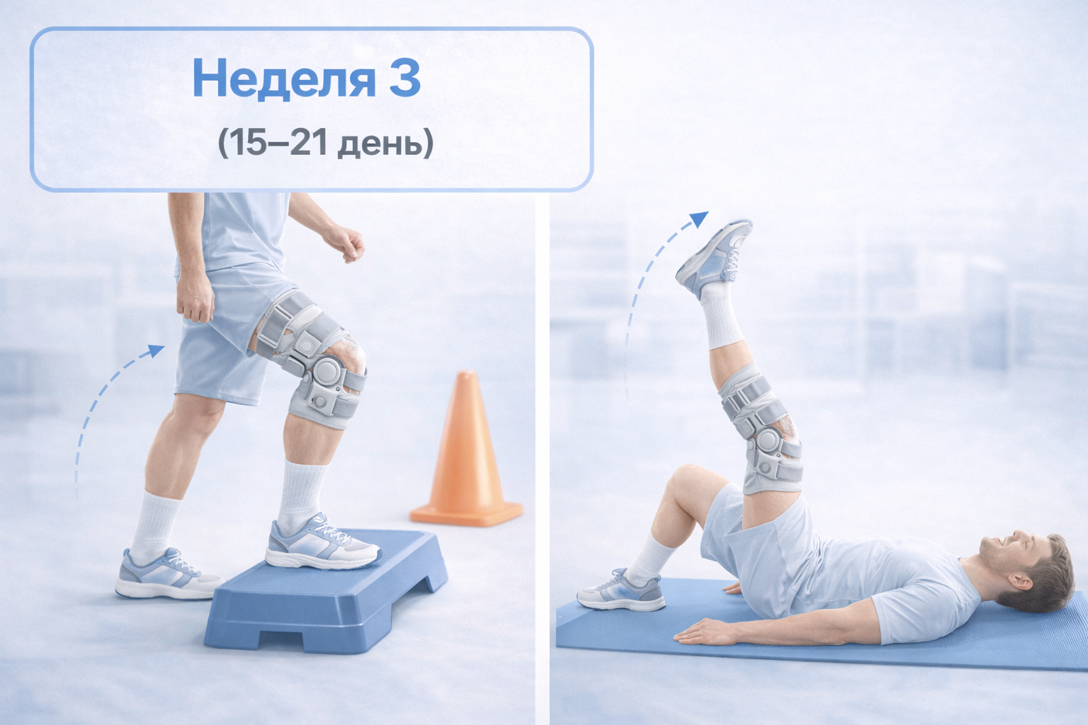 Реабилитация после пластики ПКС 15–28 день: восстановление походки
