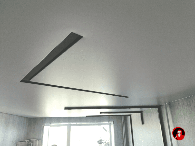 Нишевая световая линия Слотт в выключенном состоянии.