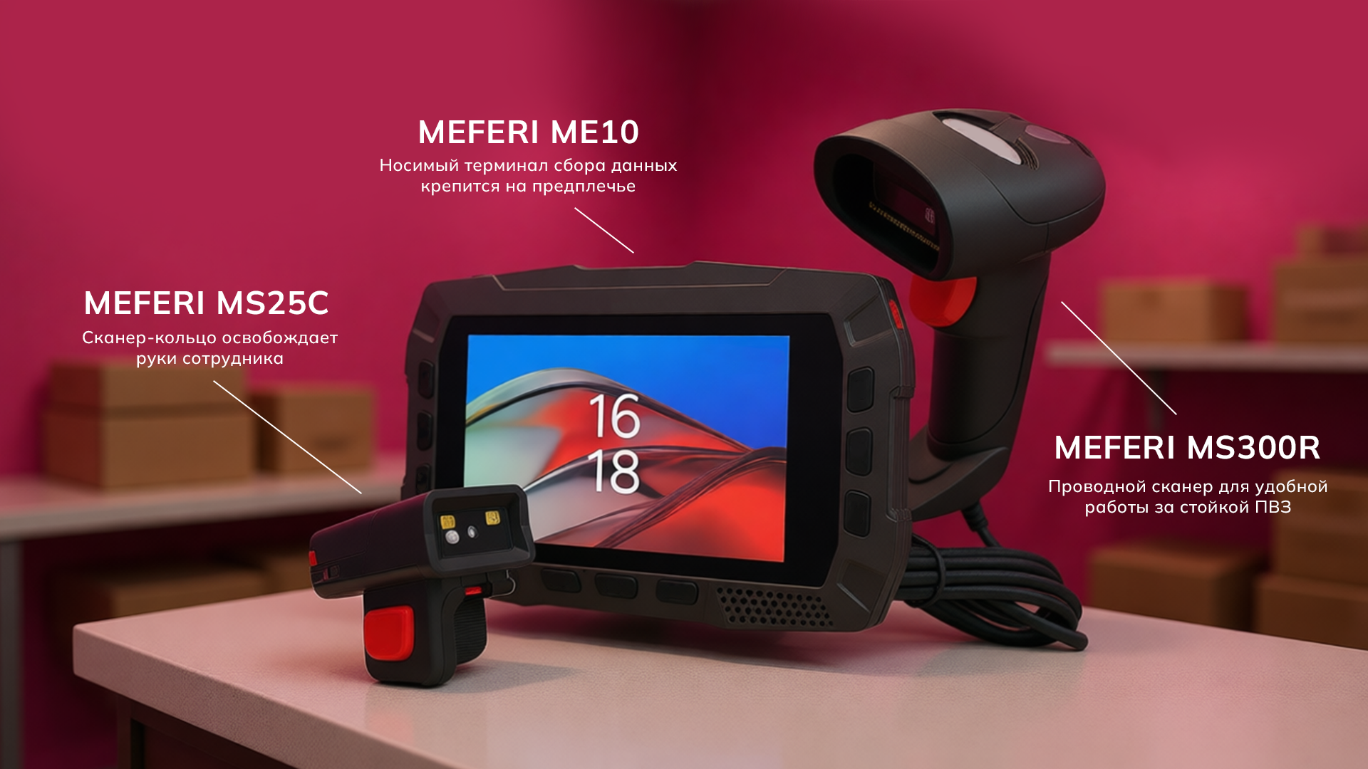 Оборудование для автоматизации процессов и учёта в ПВЗ маркетплейсов