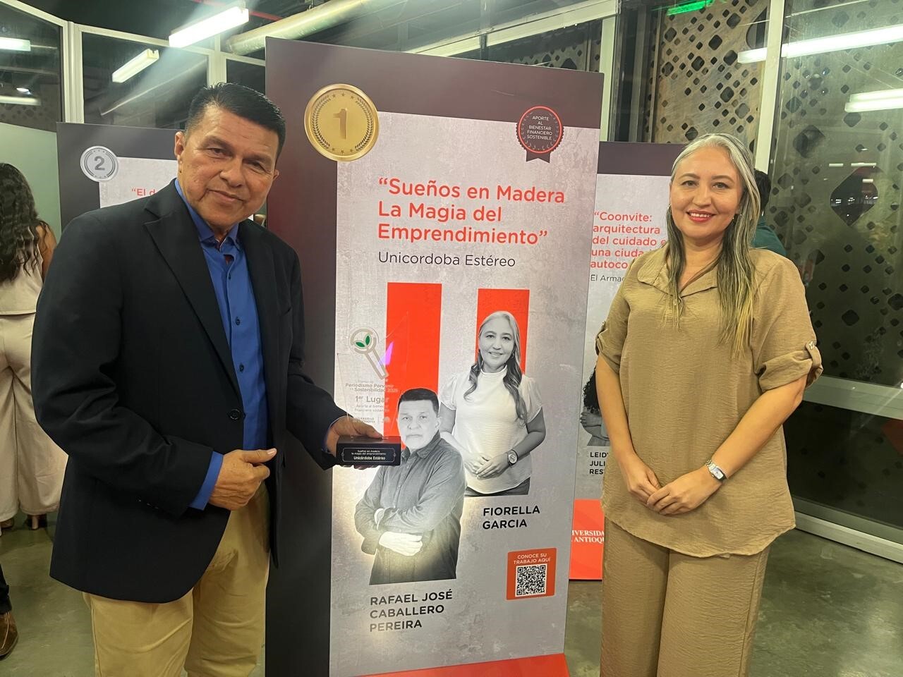 Unicórdoba Estéreo 90.0 f. m, ganó entre 238 postulaciones, el premio Nacional de periodismo Porvenir a la Sostenibilidad 2025