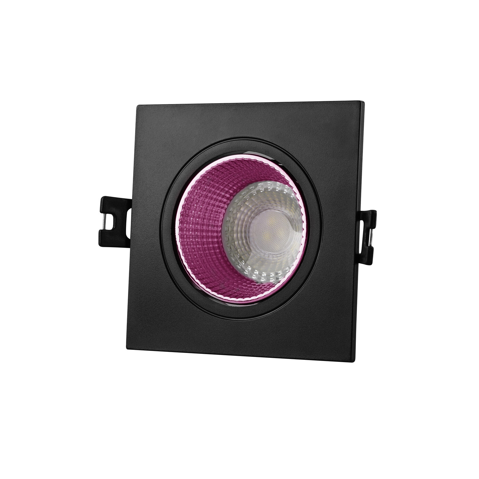 Встраиваемый светильник GU5.3 LED черный/розовый пластик Denkirs DK3071-BK+PI DK3071-BK+PI