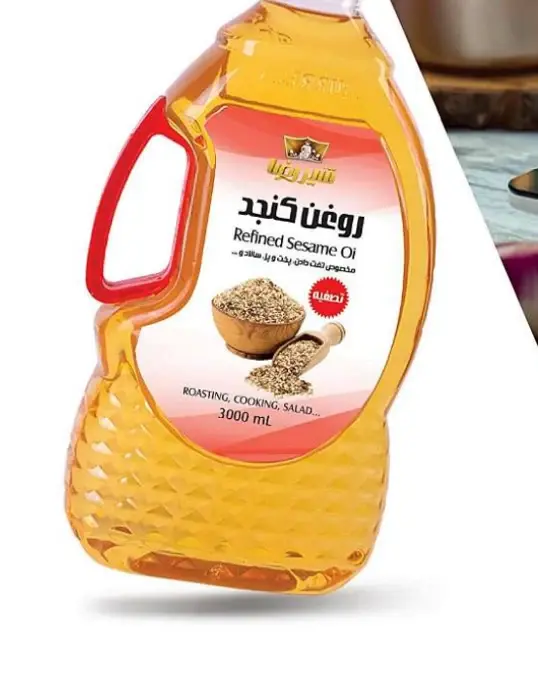 Рафинированное кунжутное масло SHIRREZA: упаковка