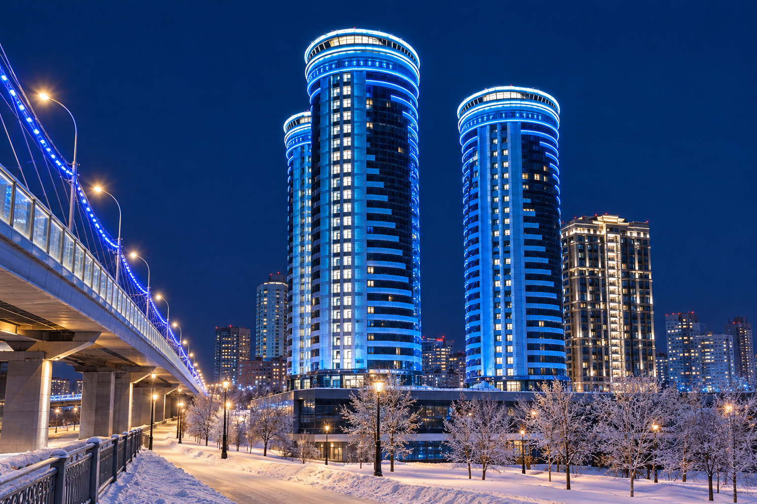 Сибирский Чикаго: огни и тайны ночного мегаполиса, Новосибирск - фото 1