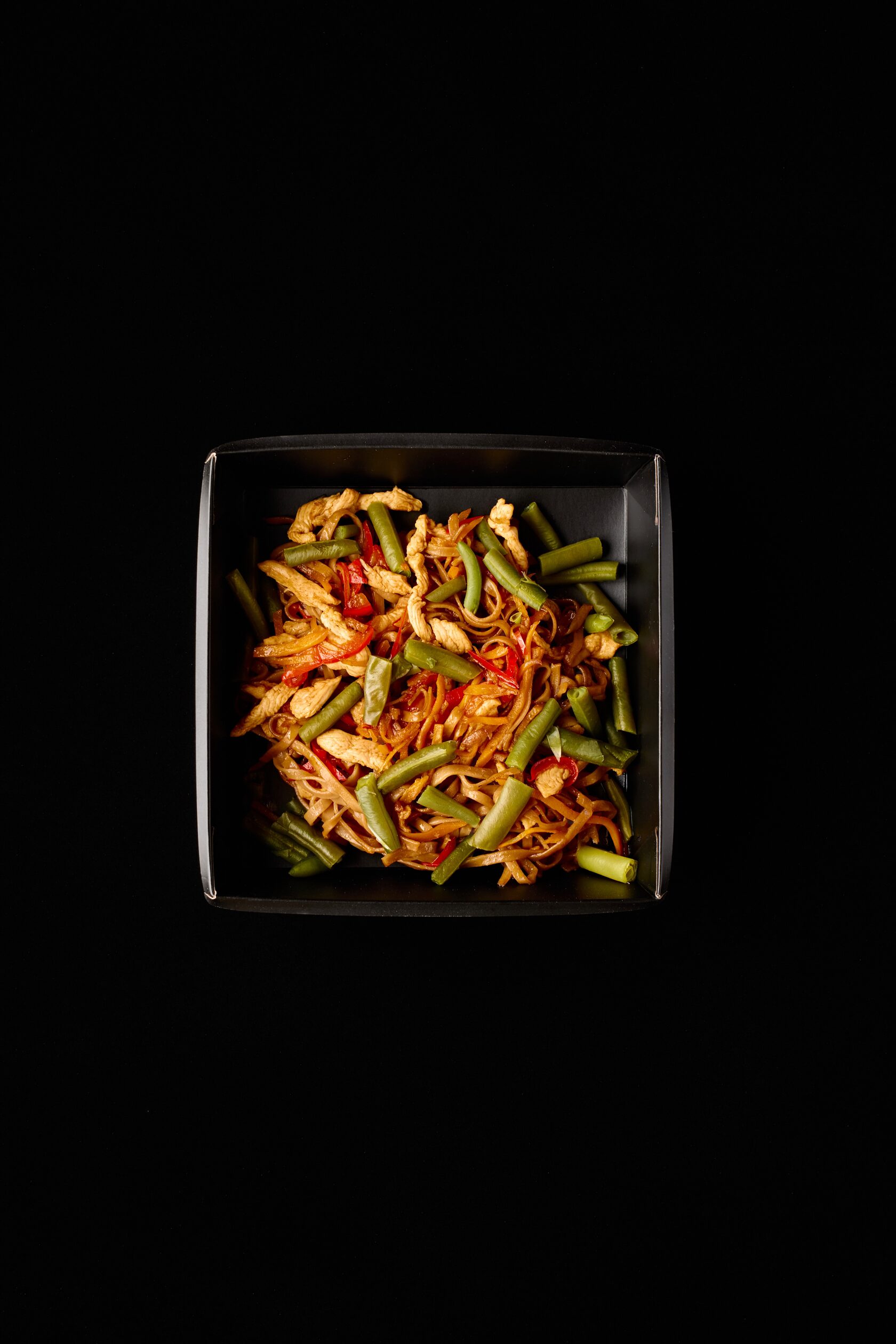 Лапша соба с куриной грудкой