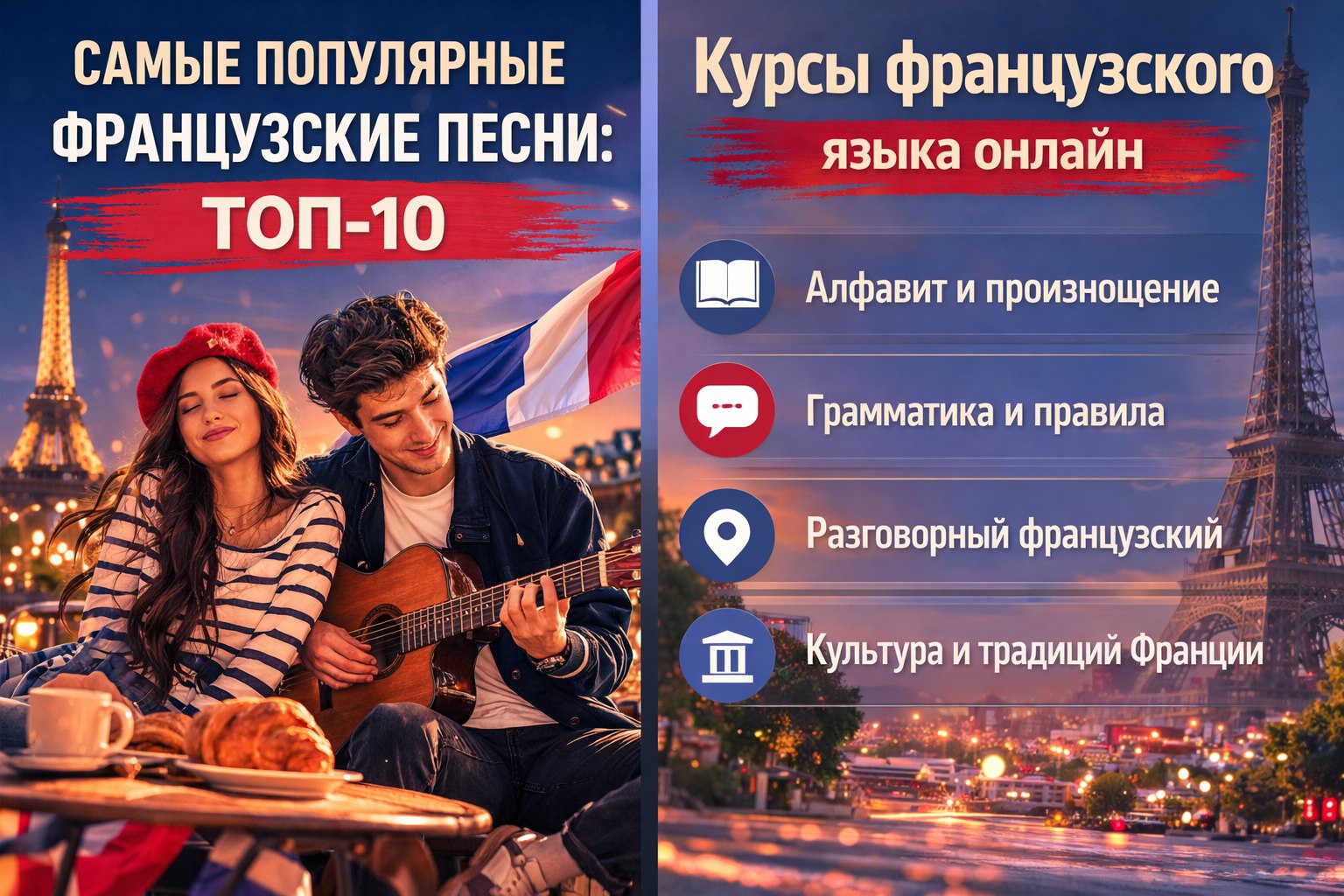 Самые известные песни на французском языке: топ-10 и история их создания