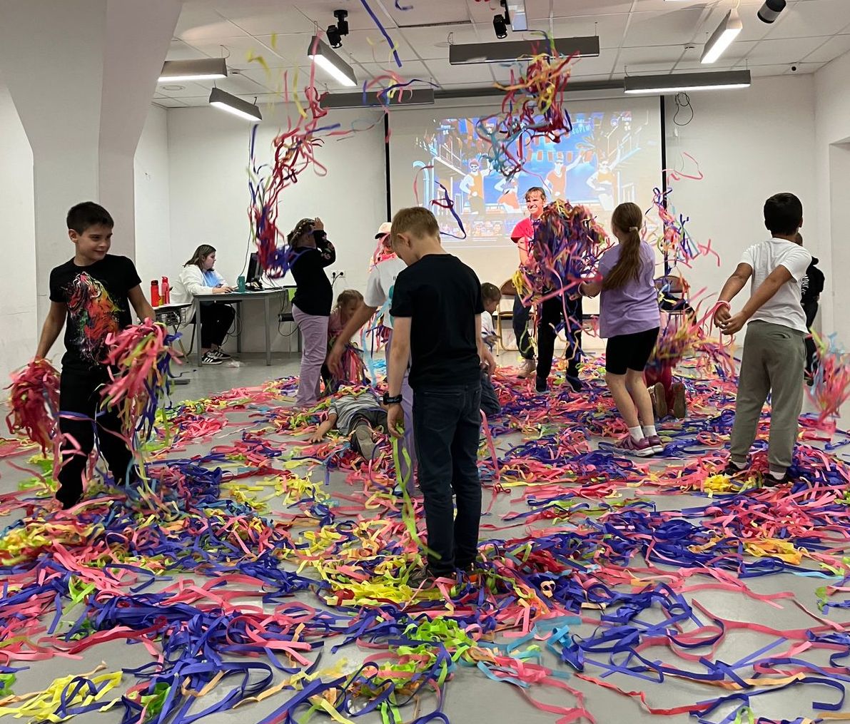 Дети в дневном лагере в Ярославле