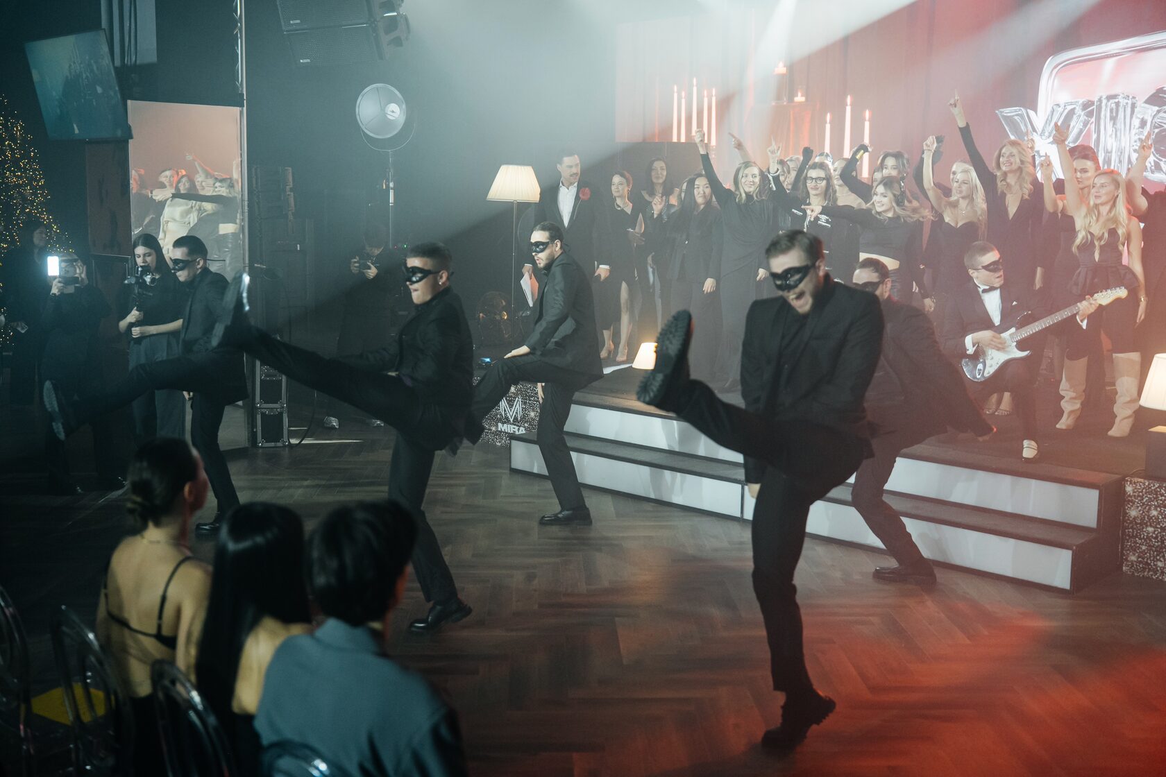 Immersive beauty school show