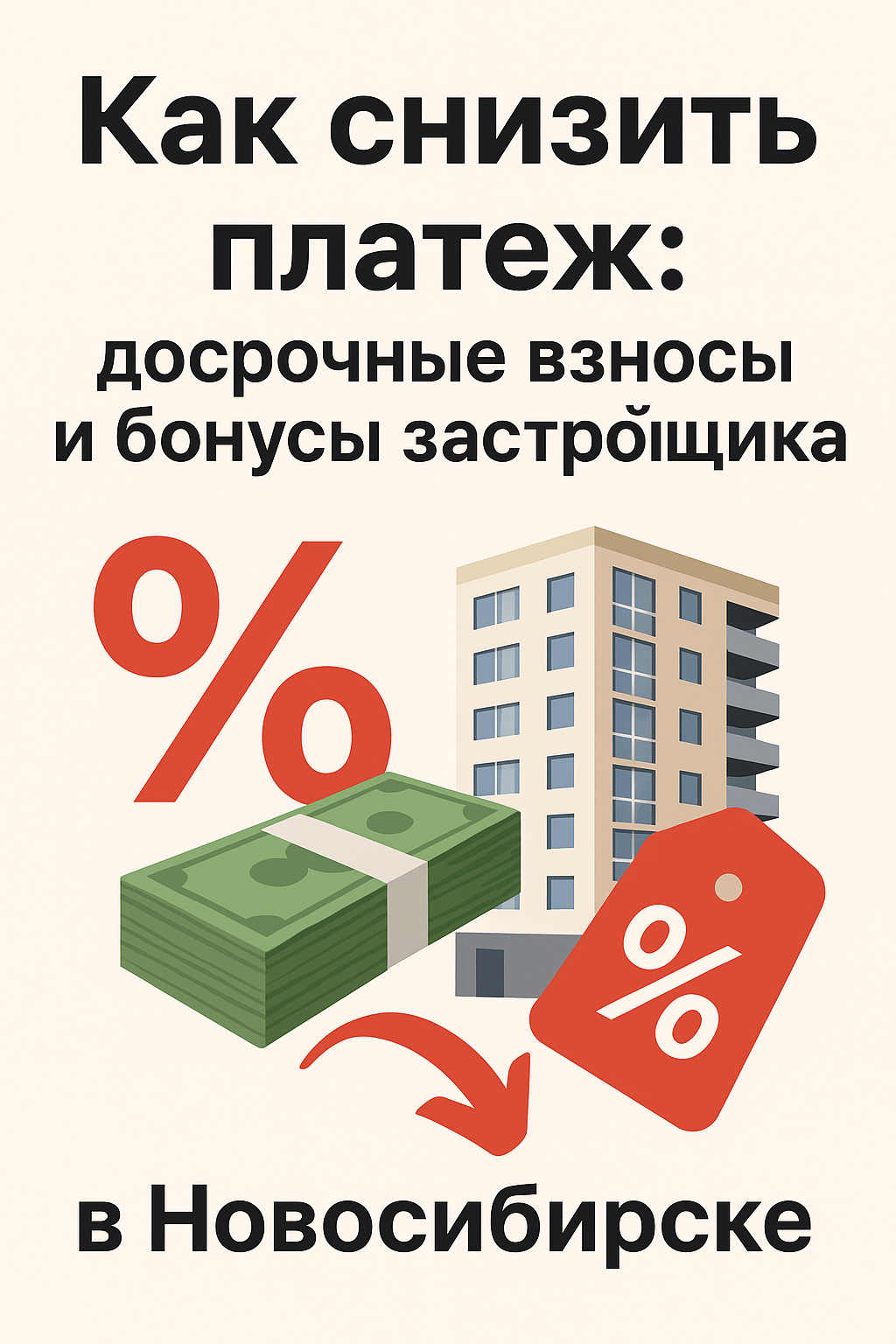 Как снизить платеж по ипотеке: досрочные взносы и бонусы застройщика в Новосибирске