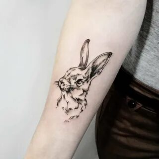 Тату кролик (50 фото) - значение татуировки, эскизы 