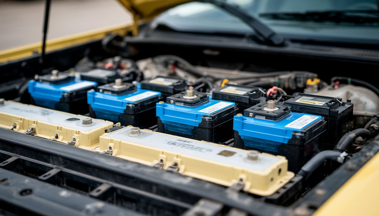 Малосурьмянистые аккумуляторы