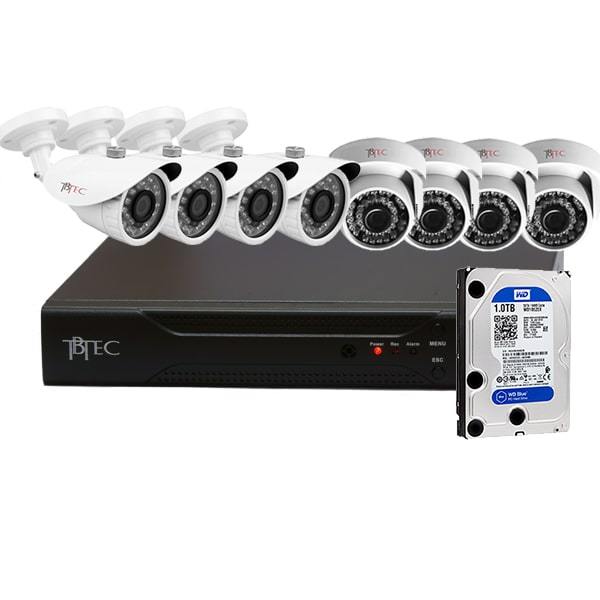 Комплект видеонаблюдения "HD4+4"