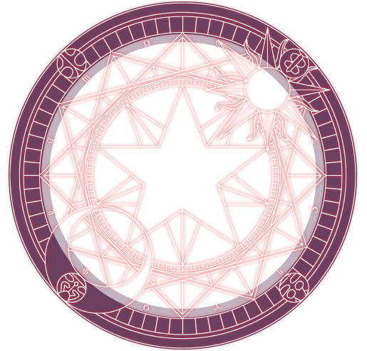 синий магический круг пнг