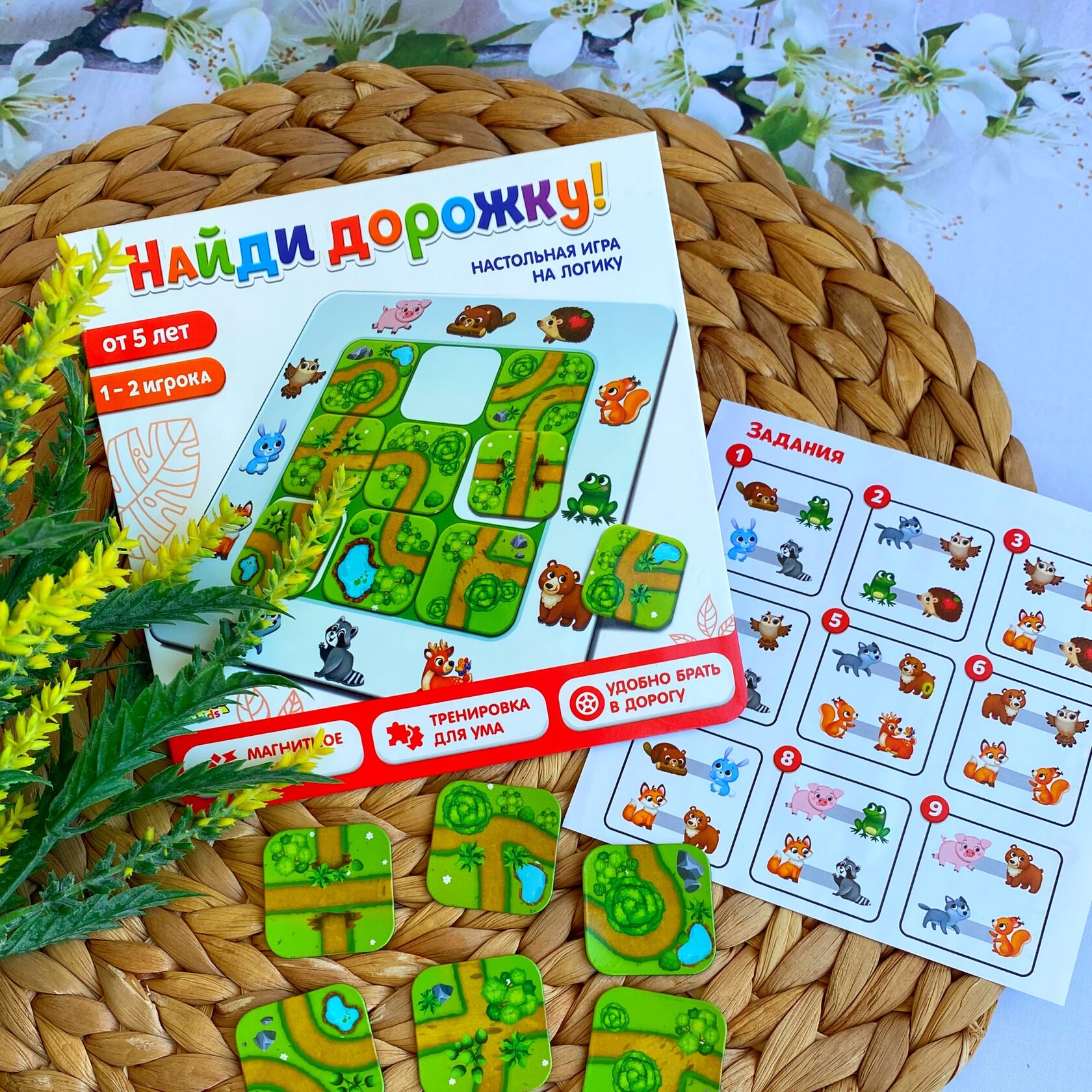 Настольная игра на логику «Найди дорожку»