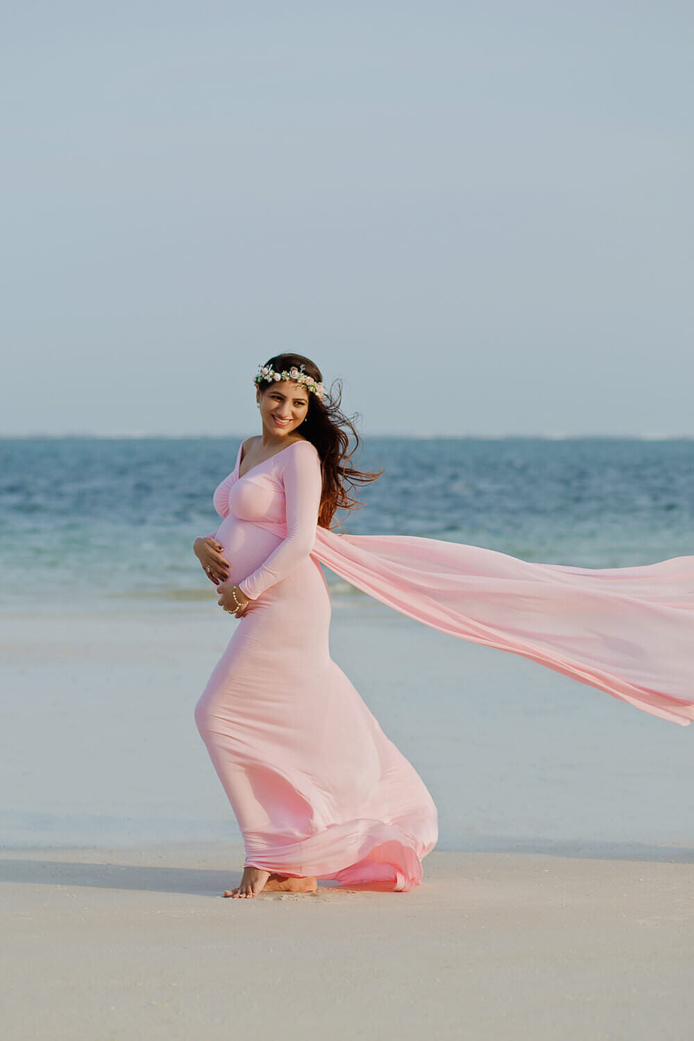 Capturing the Beauty of Motherhood: Maternity Photography on Mombasa's Jumeirah Beach