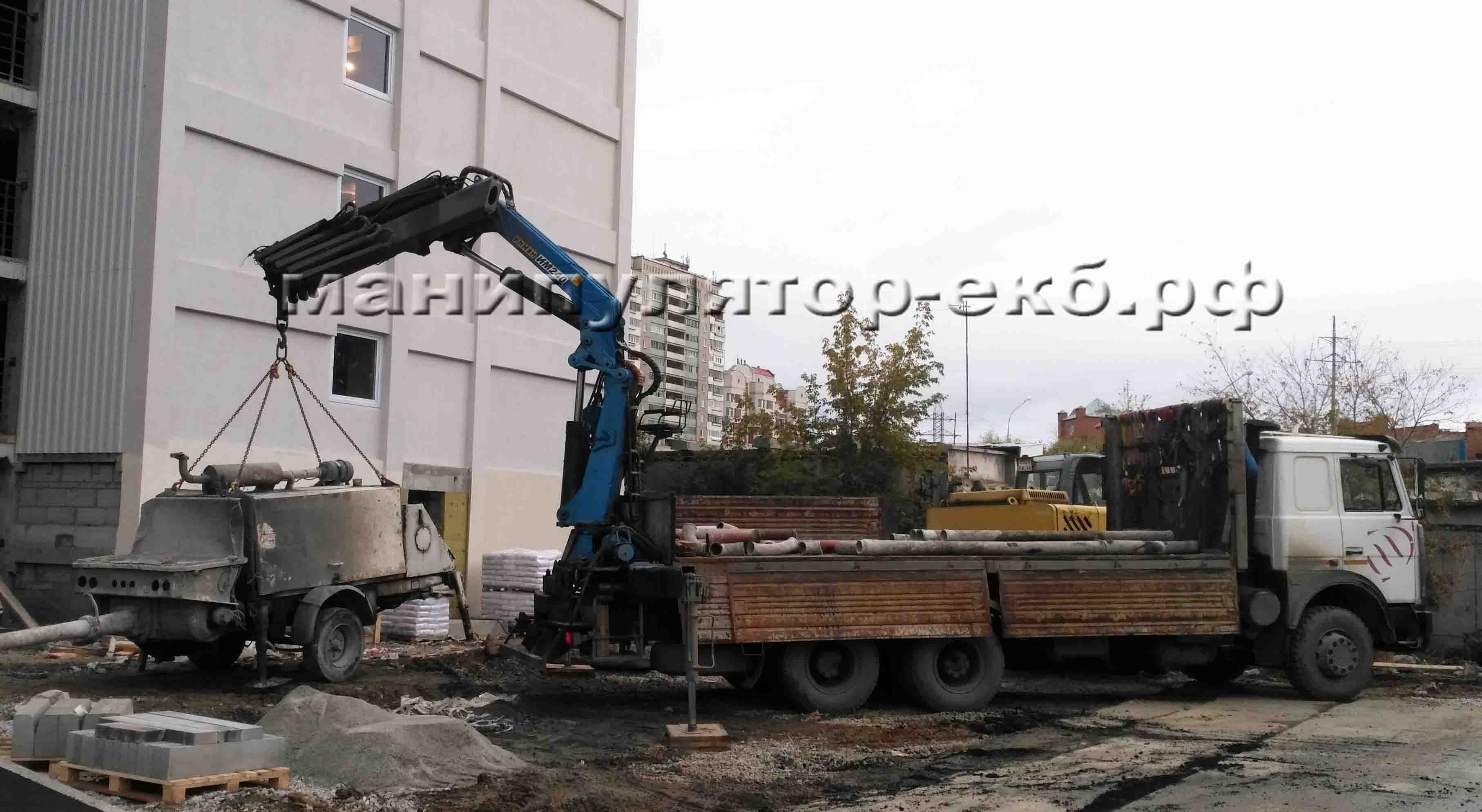 Манипулятор с КМУ 7т на заднем свесе