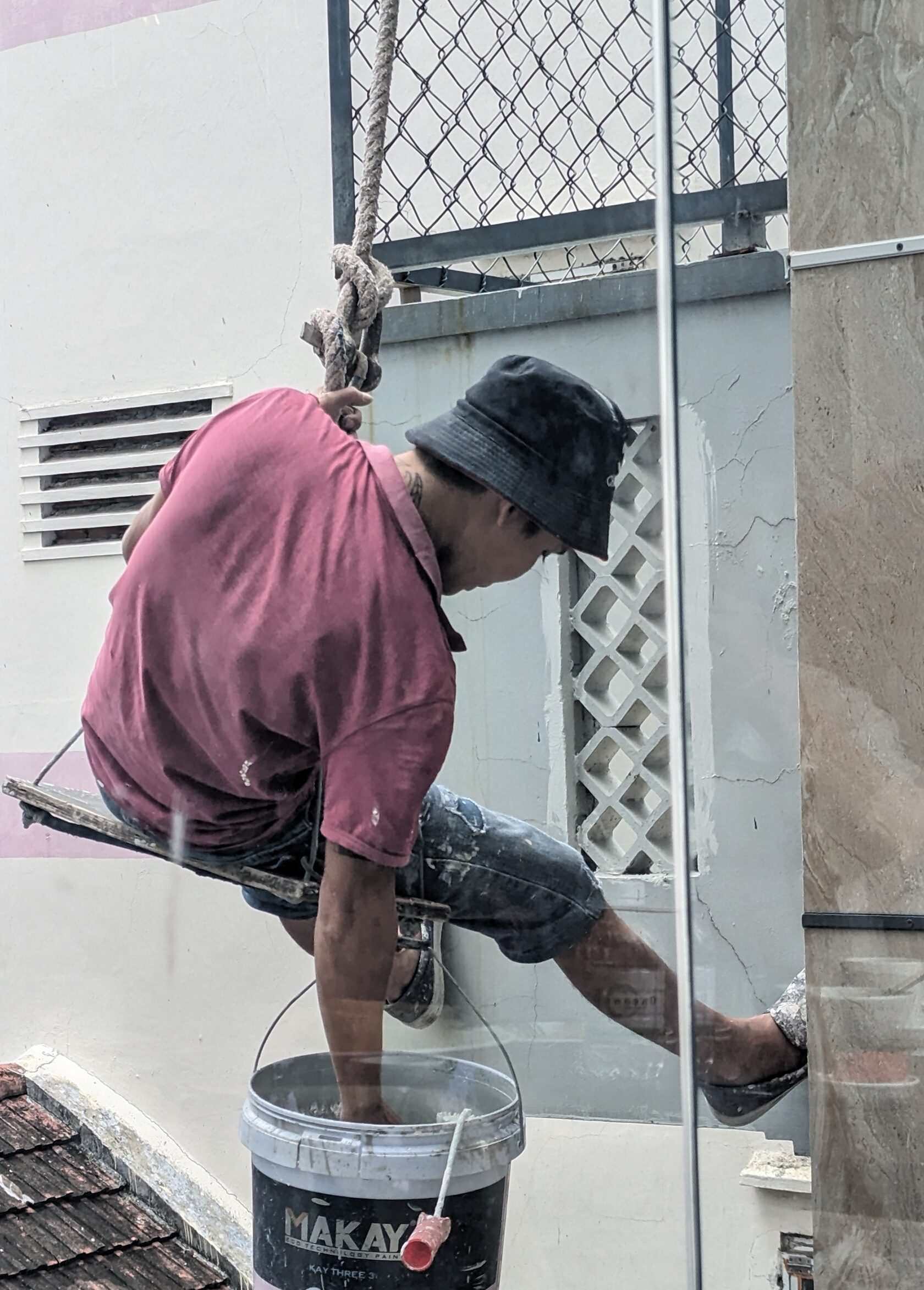 Суровый вьетнамский промышленный альпинизм