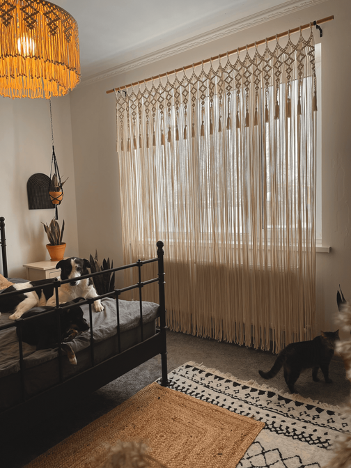 Шторка макраме|KaktusDecor