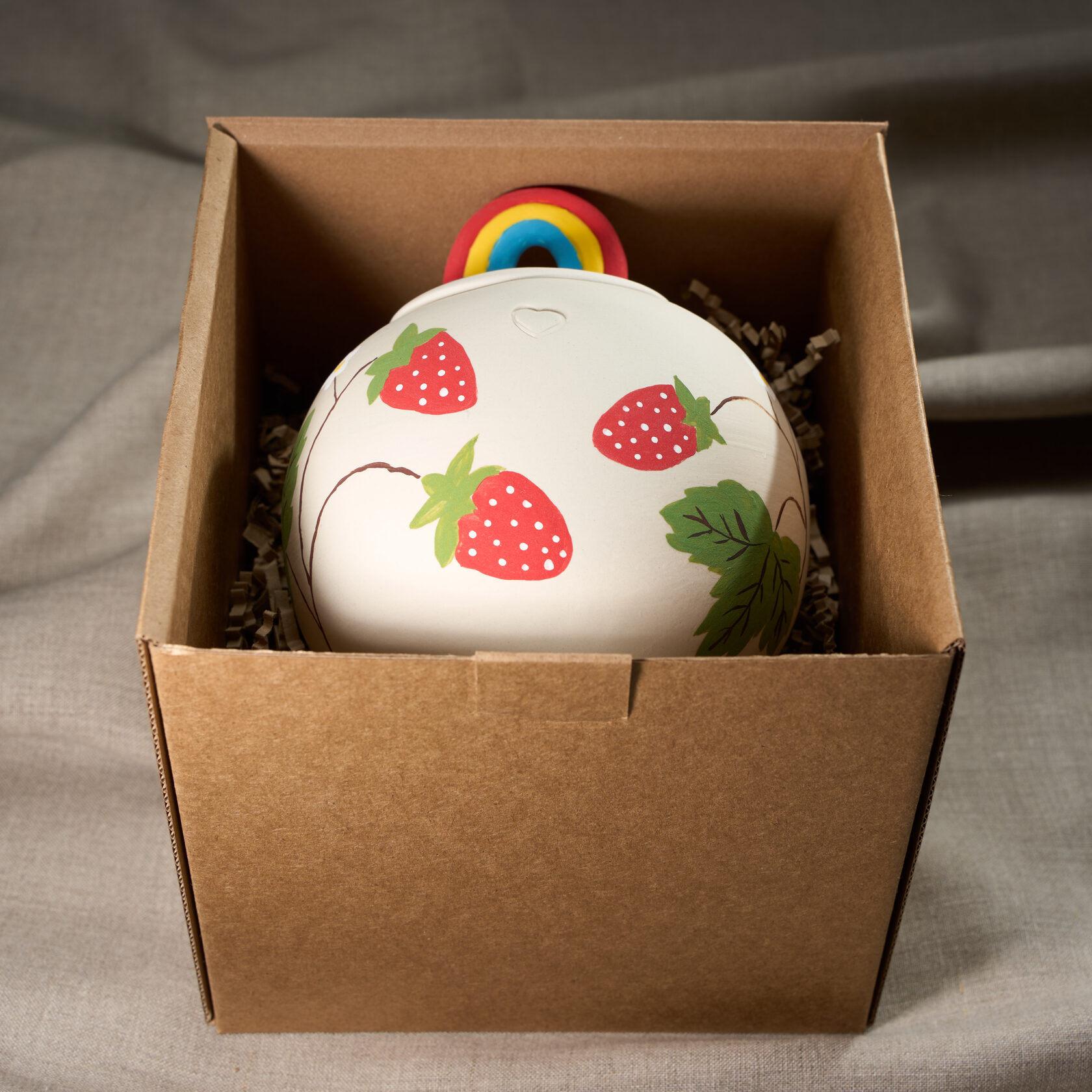 урна для праха собаки перед отправкой получателю