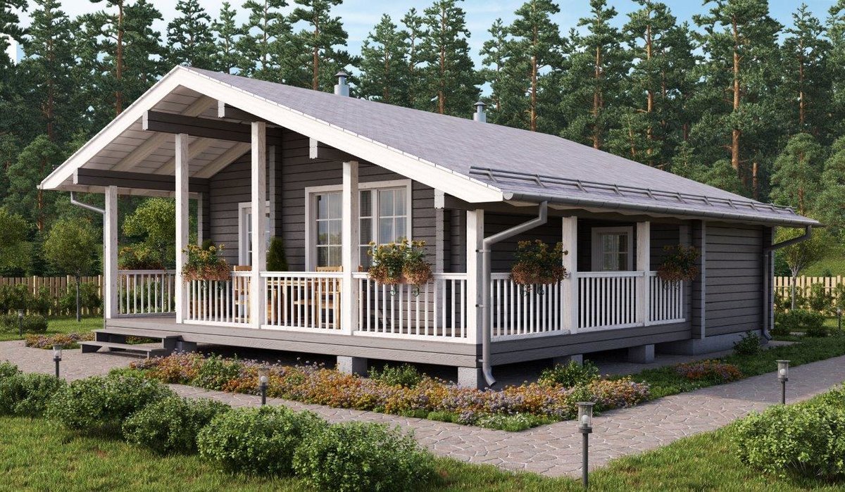 Проекты финских домов из бруса: цены, фото | СК Белый журавль