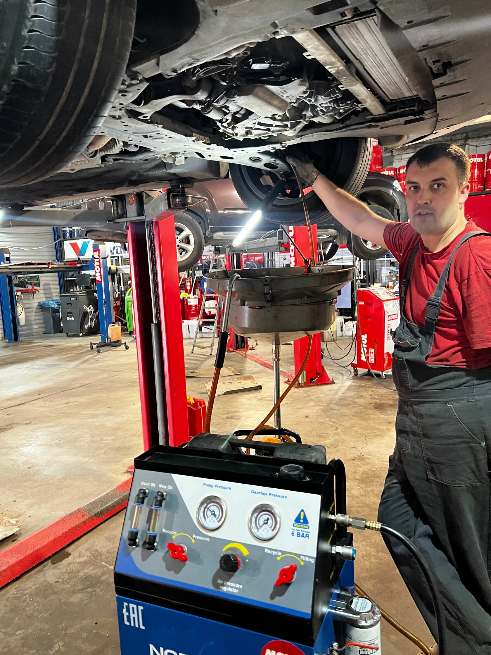 Заправка масла в 7DCT300