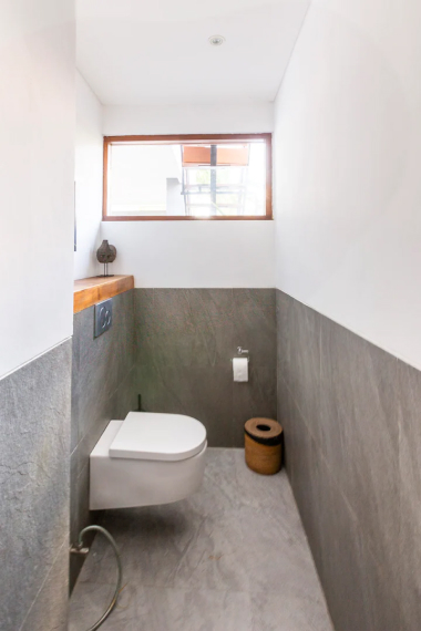 jendela house toilet with sink