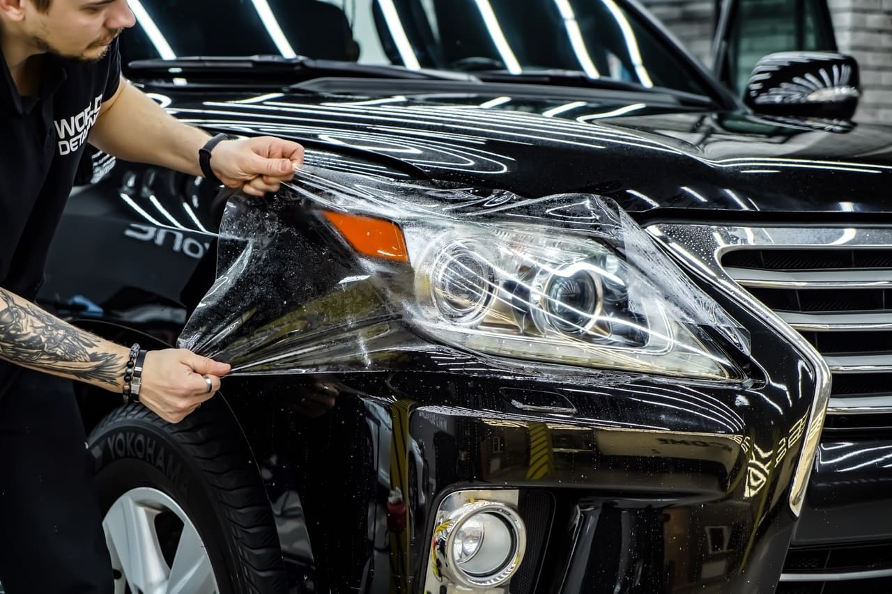 Бронирование фар в СПб