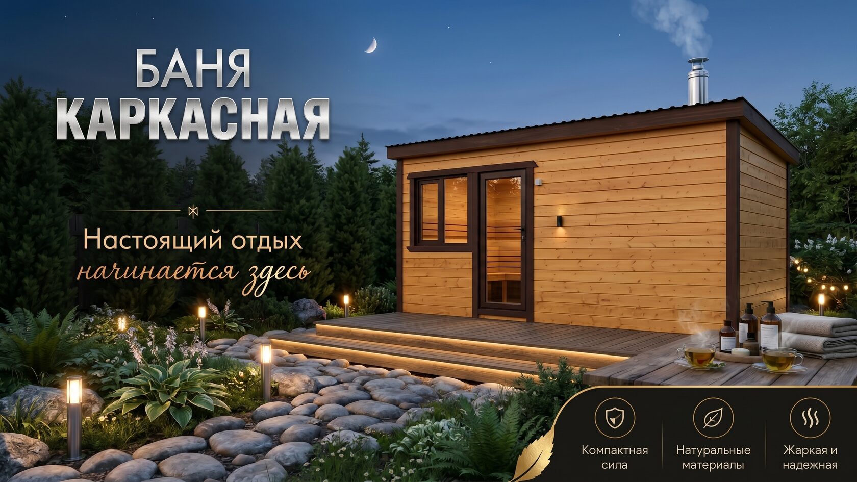 Баня «Каркасная»