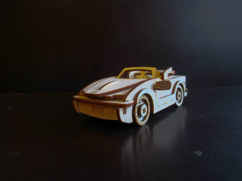 Конструктор для самостоятельной сборки BMW открытое купе 