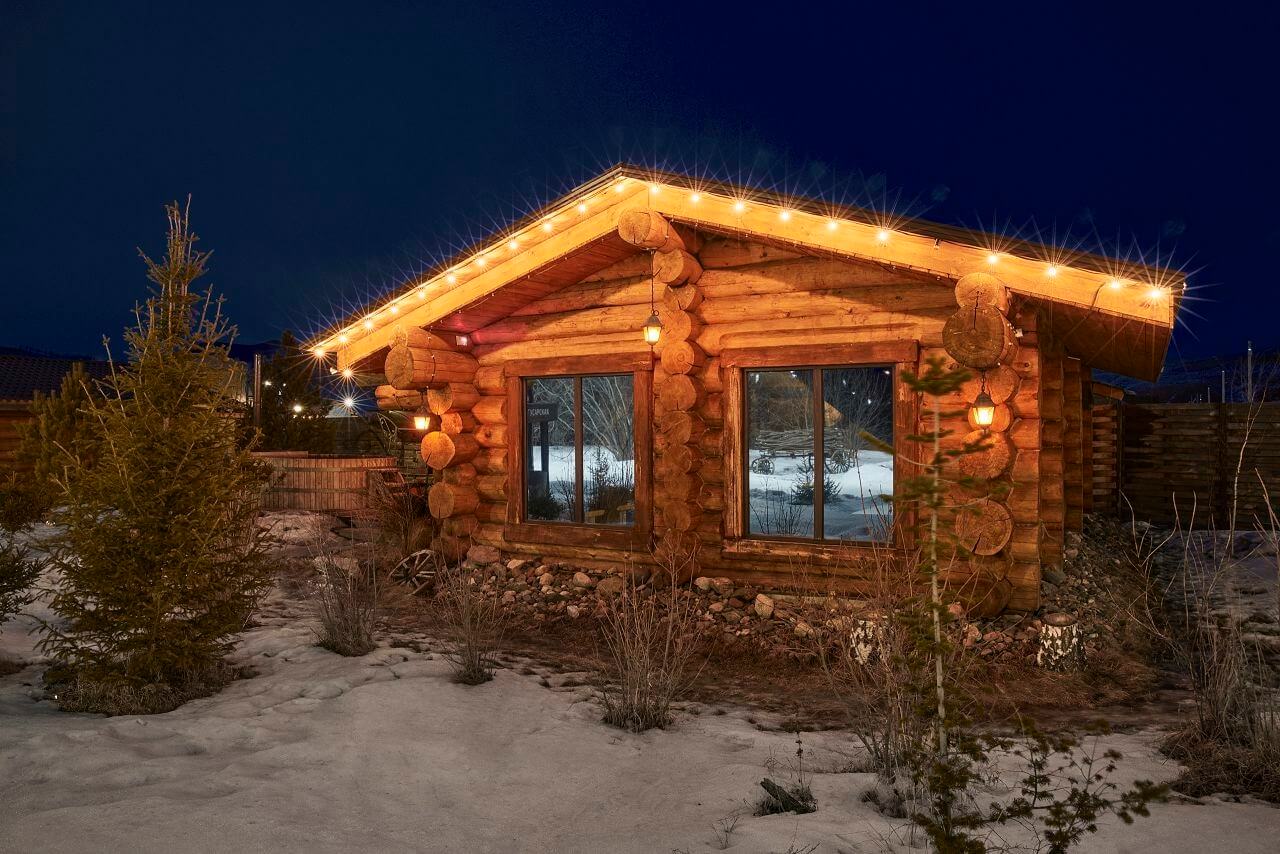 БОБРЫ — русские бани на дровах в Красноярске на берегу реки