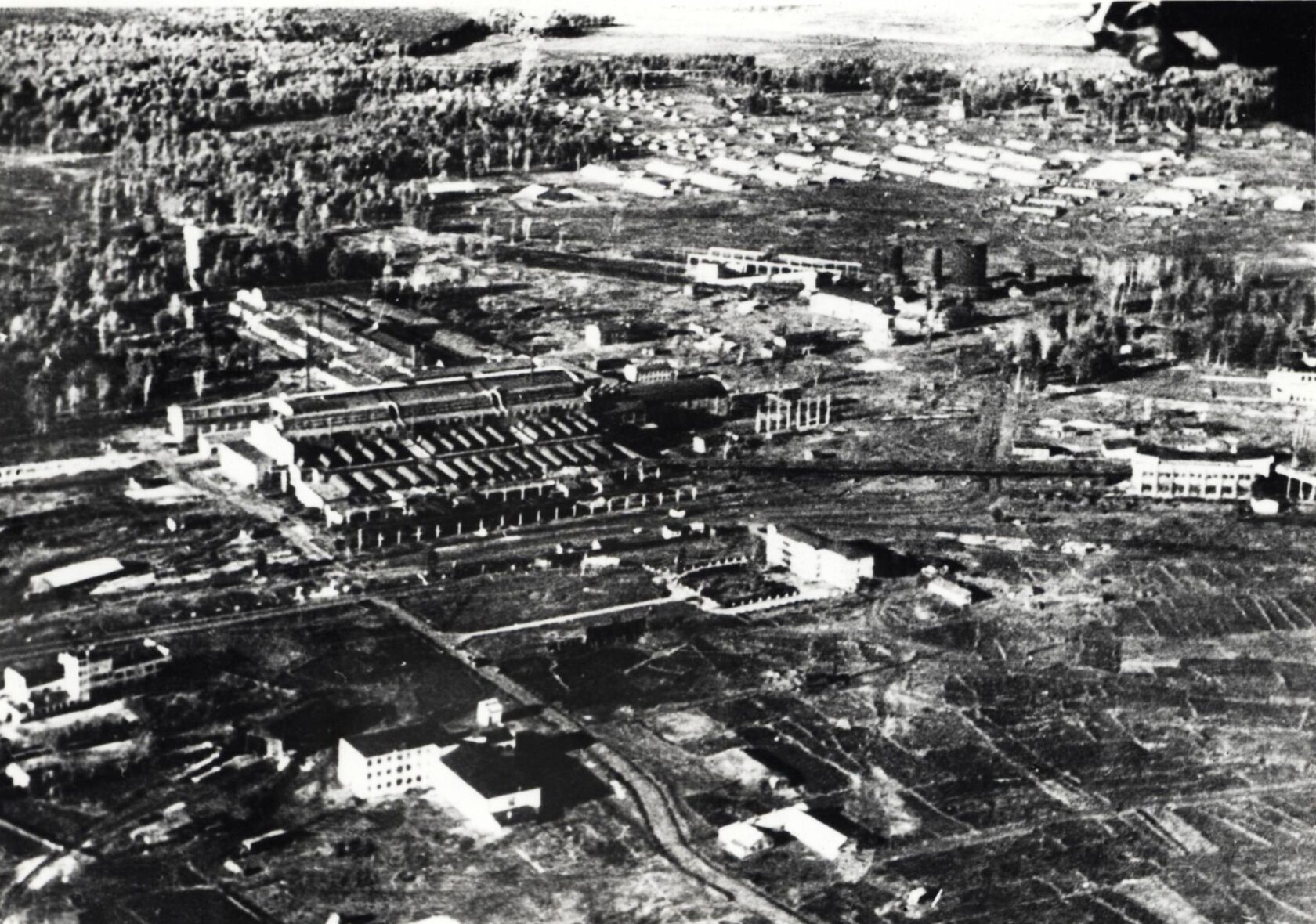 Вид на Синарстрой с самолёта. 1930-е гг.