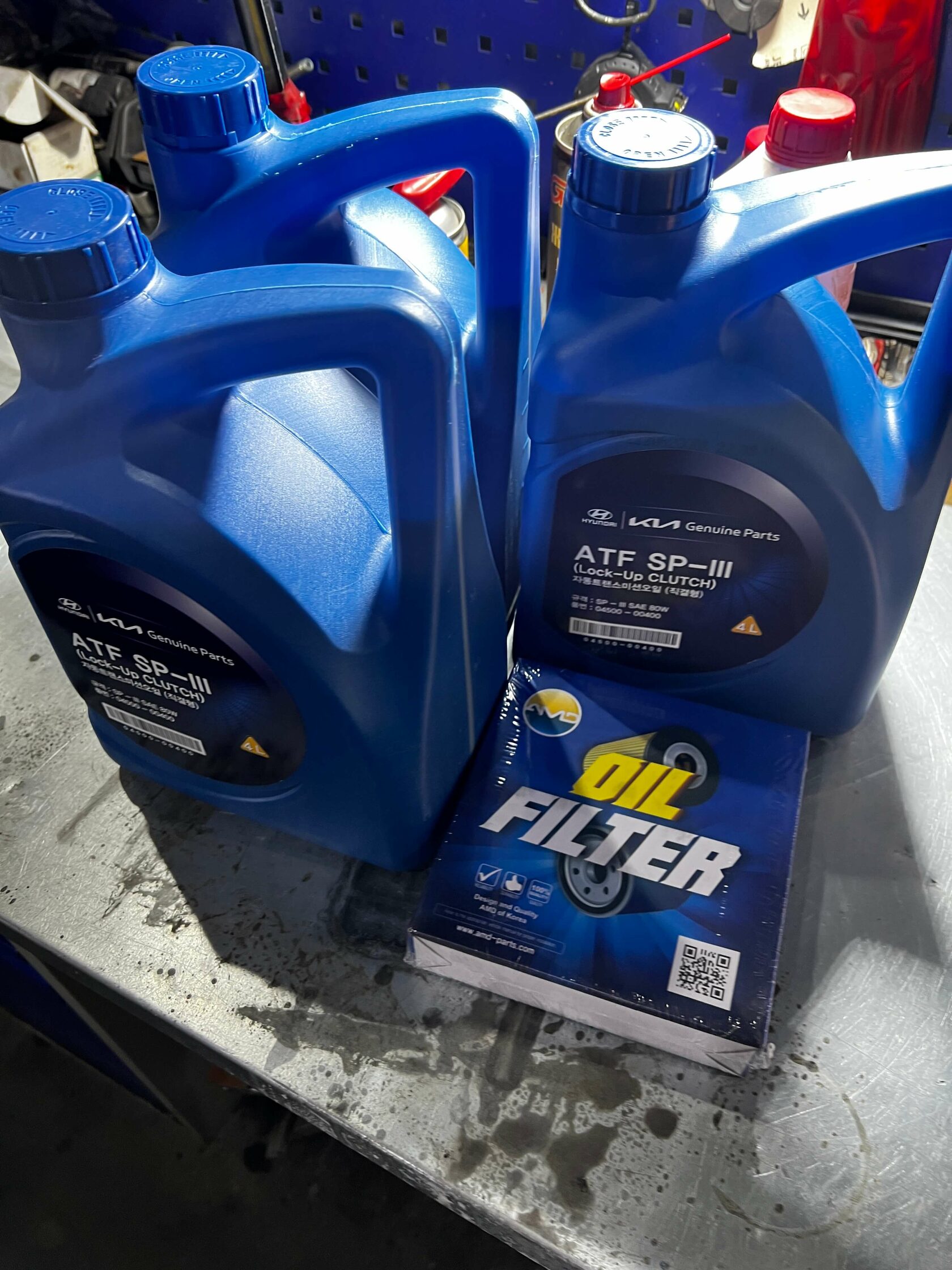 Фильтр и масло для АКПП Kia Ceed
