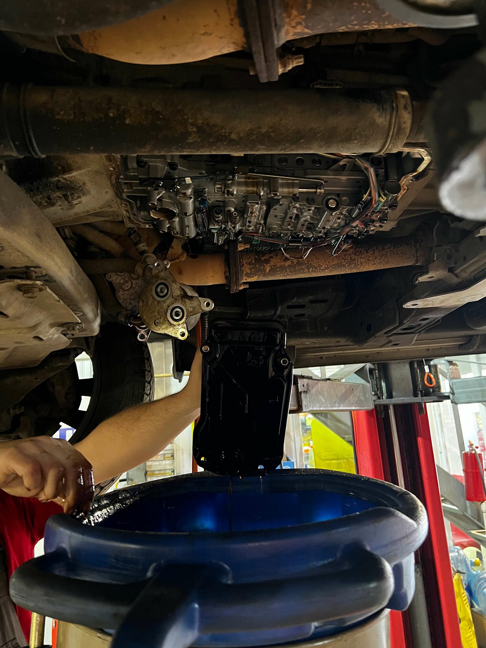 Демонтаж старого фильтра