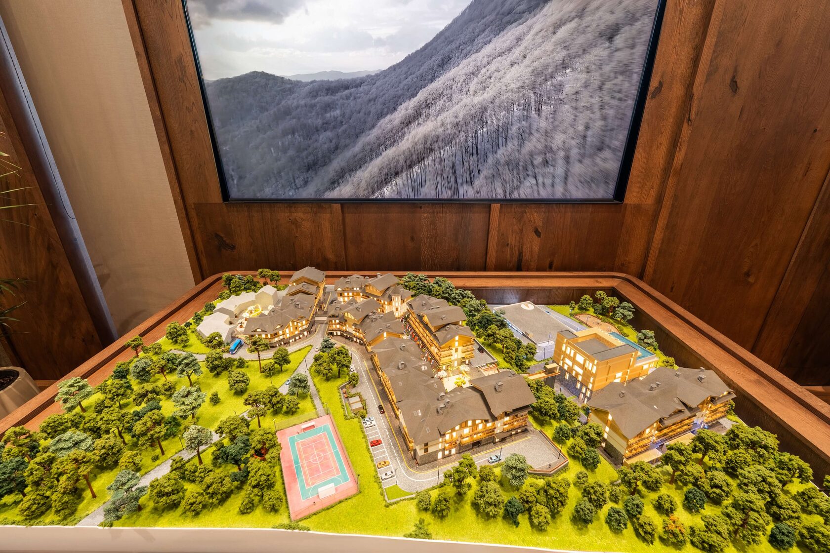 Benefit Chalet — зона отдыха с видом на склоны