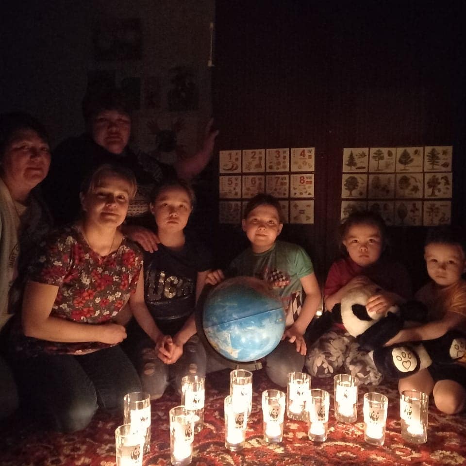 В школе Сиреников прошёл экологический вечер при свечах.
