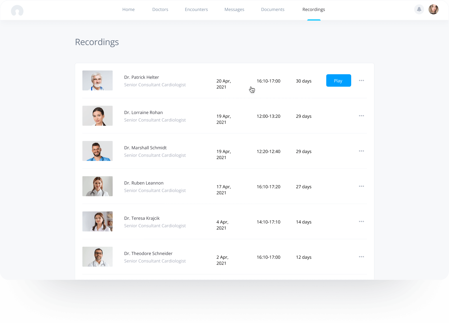 видеозапись онлайн консультаций с врачом
