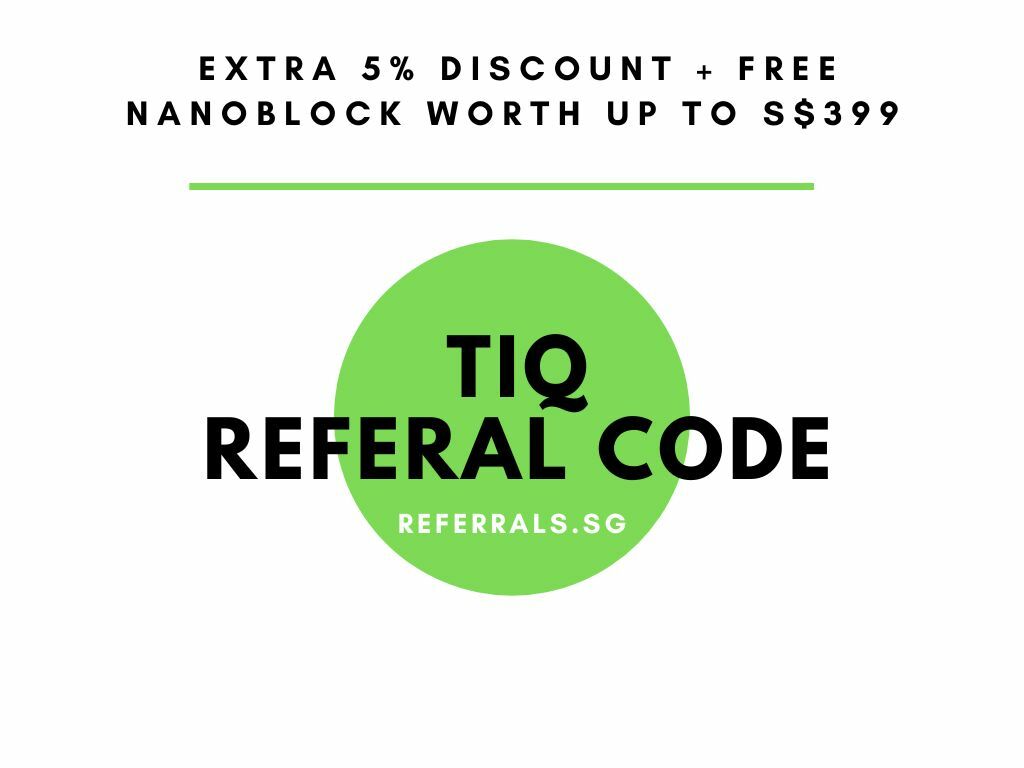 TIQ Referral Code 2024 Referrals Singapore