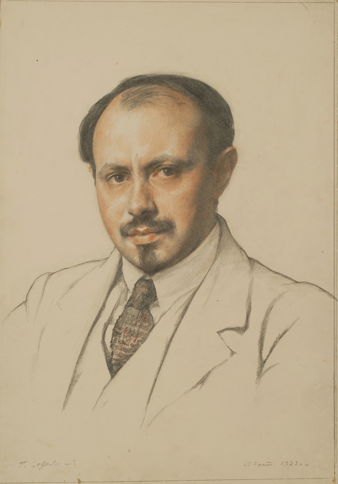 Верейский Г.С. Портрет неизвестного. 1923