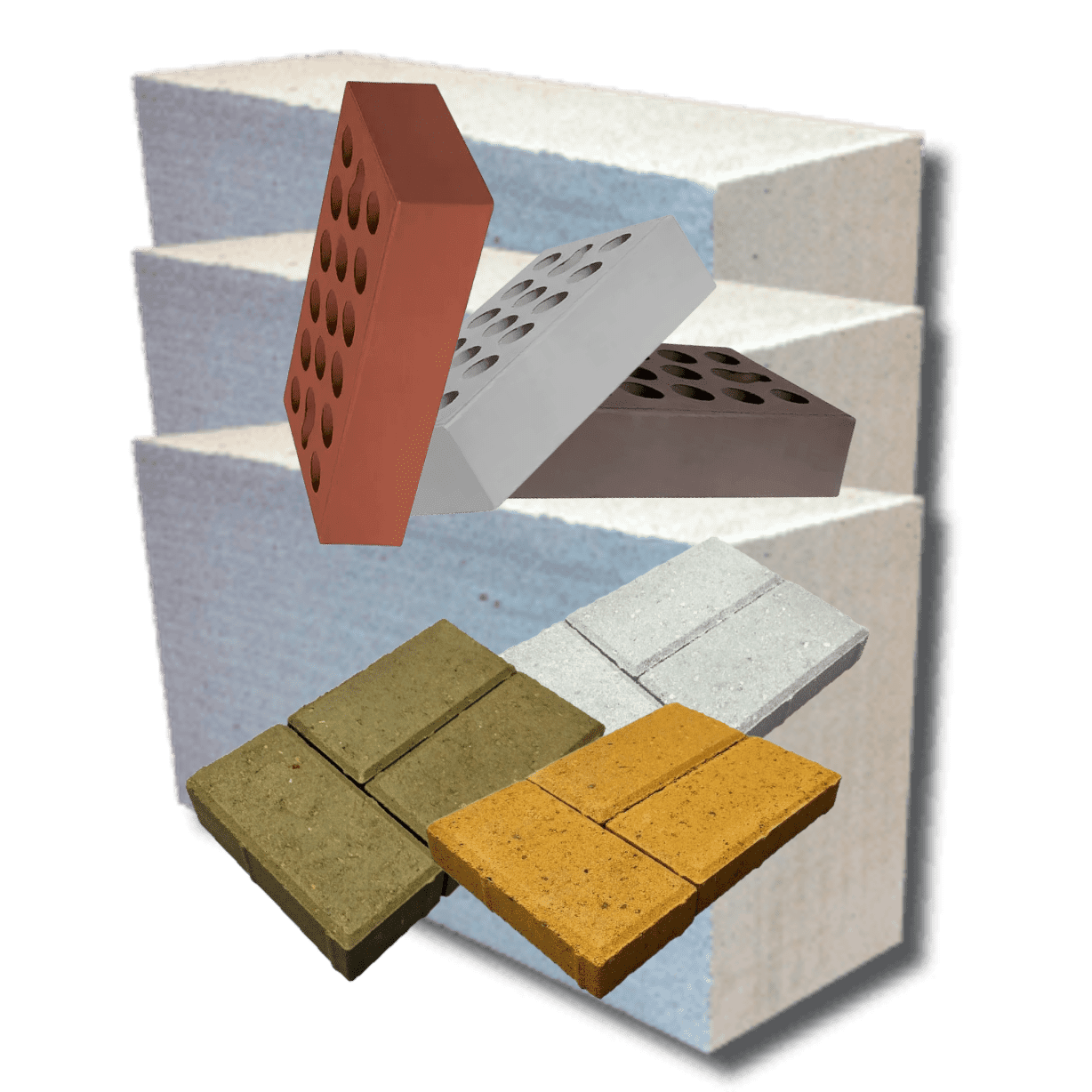 Купить кирпич керамический, силикатный, блоки, брусчатку в Н.Новгороде