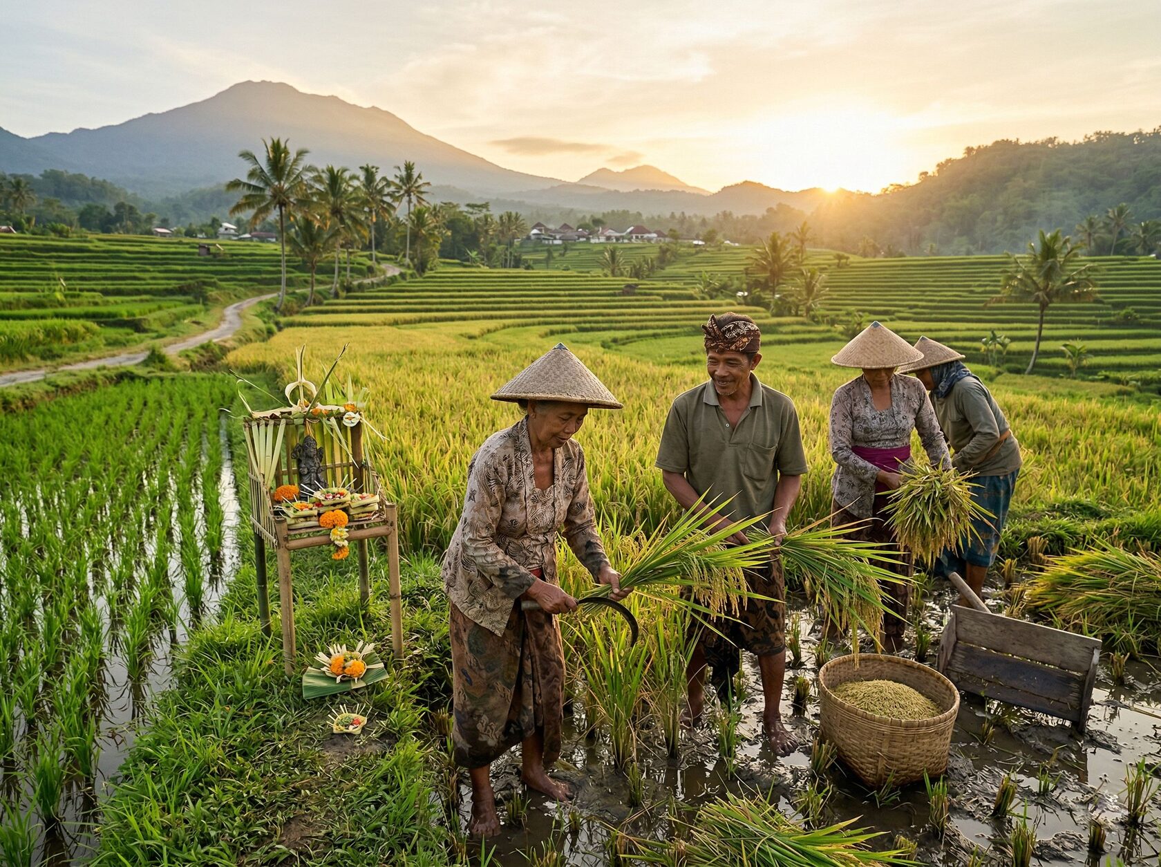 Tradisi pertanian Indonesia dan makna Dewi Sri dalam budaya padi