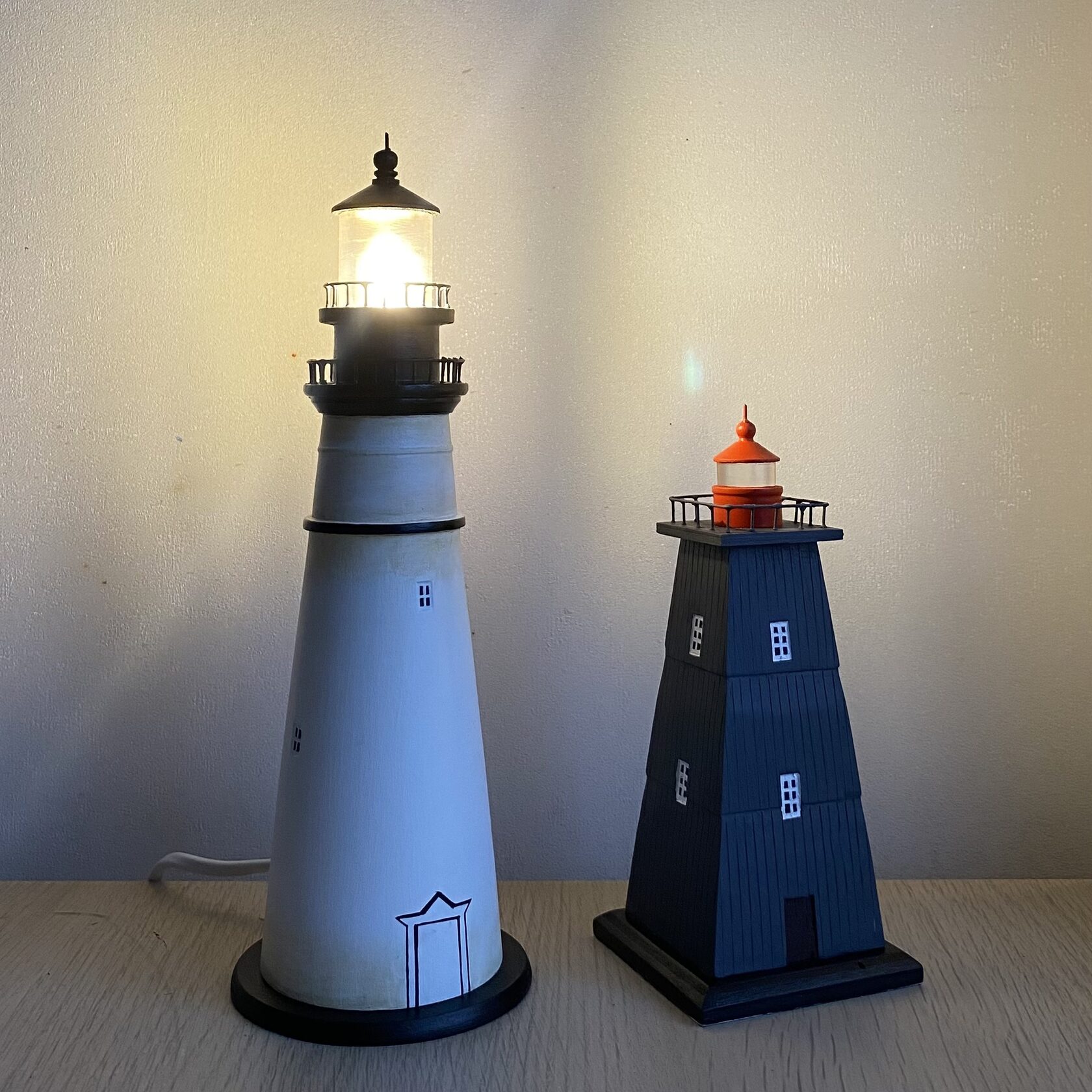 маяк с подсветкой морской декор 