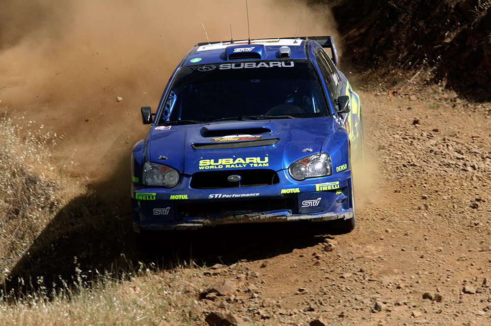 Петтер Сольберг и Фил Миллз, Subaru Impreza S10 WRC '04 (LT53 SRT), ралли Кипр 2004