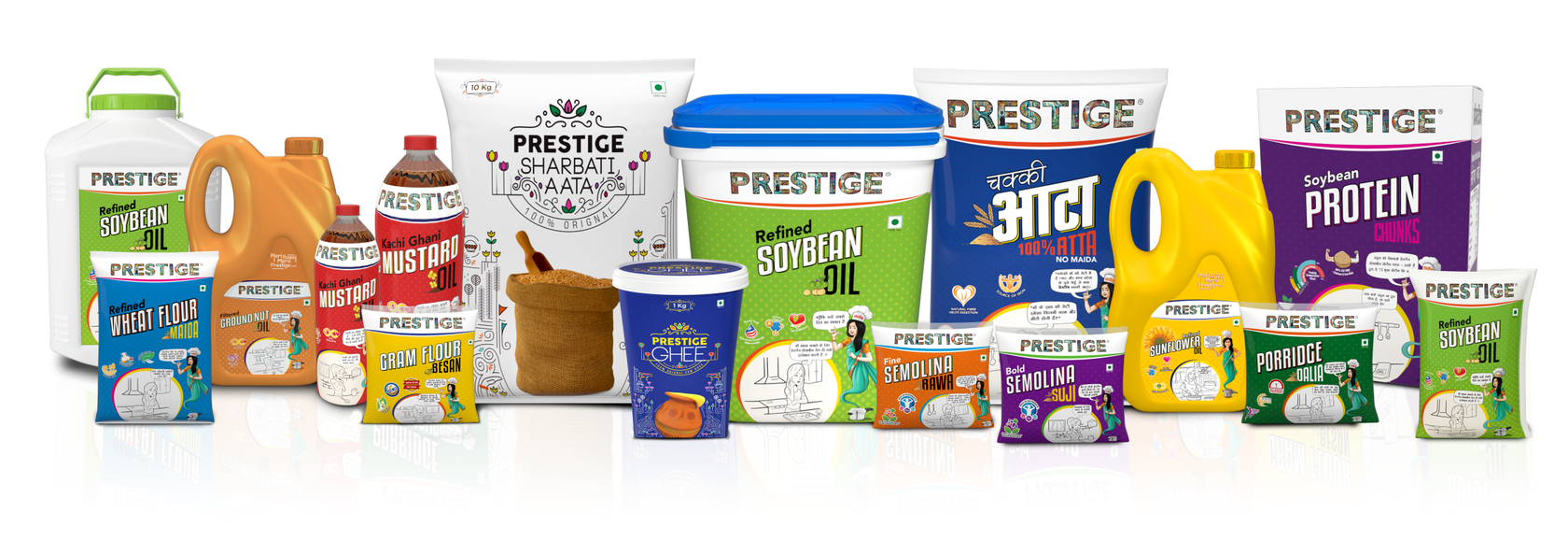 Complete Range of Prestige Products