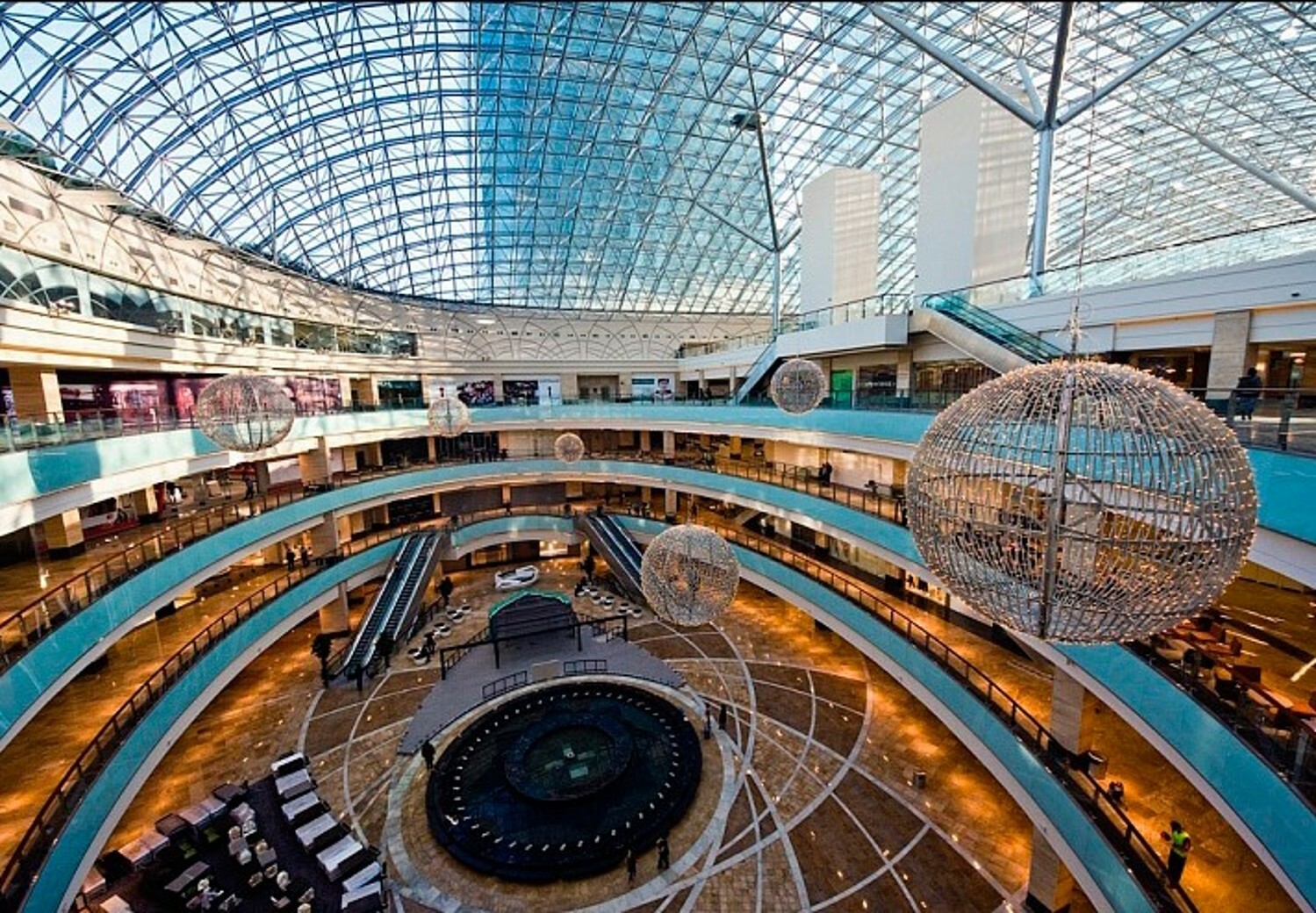 City shopping mall