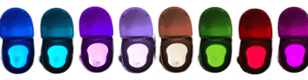 цвета led подсветки унитаза