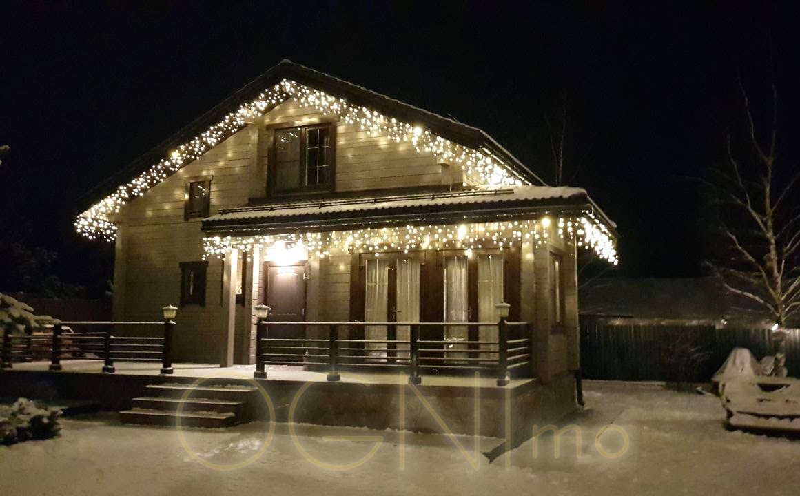 Подсветка фасада загородного дома - варианты освещения, выбор светильников