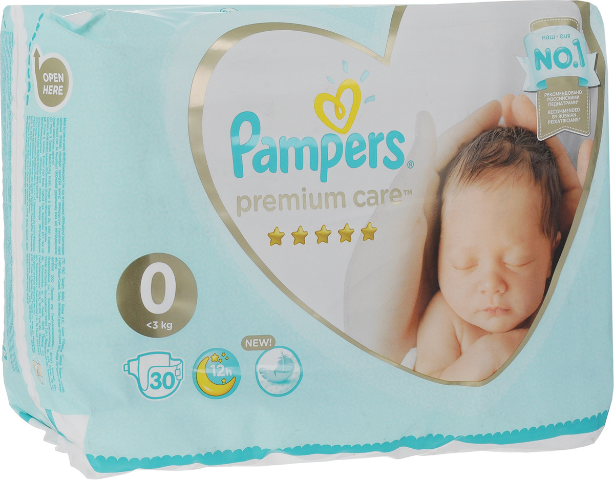 Памперсы для новорожденных pampers Premium 2